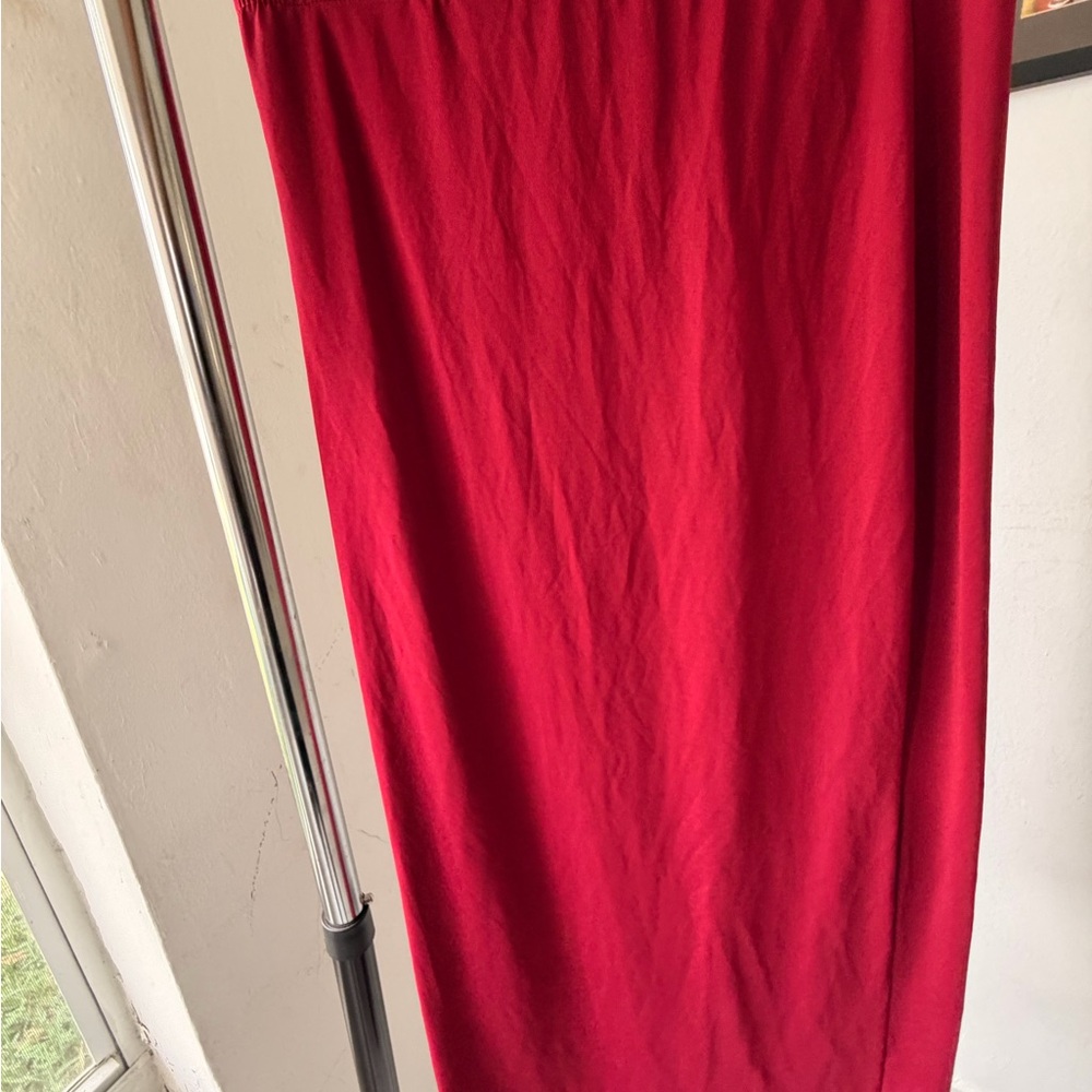 SHEIN Vibrant Red Maxi Skirt